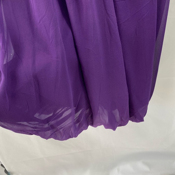 Monsoon Purple Cocktail Dress Size UK 10 EU 38 - Picture 5 of 12